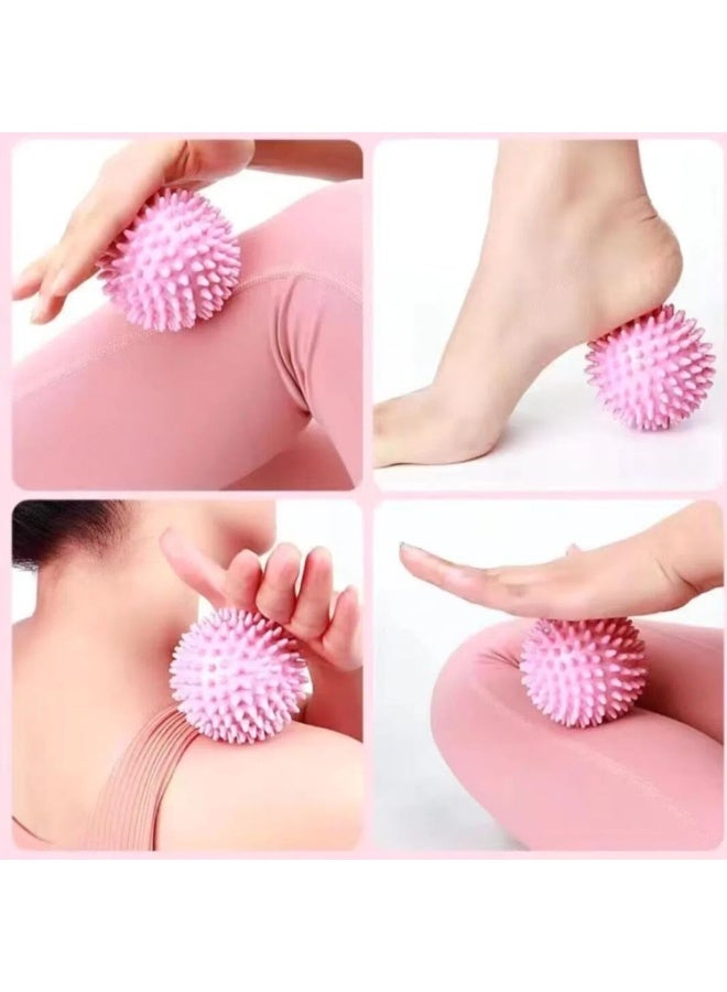 LYNLYN 2pcs Spiky Massage Ball Set, Foot & Body Massage Balls for Muscle Relaxation, Grip Training and Daily Recovery (7.5CM) - Image 4
